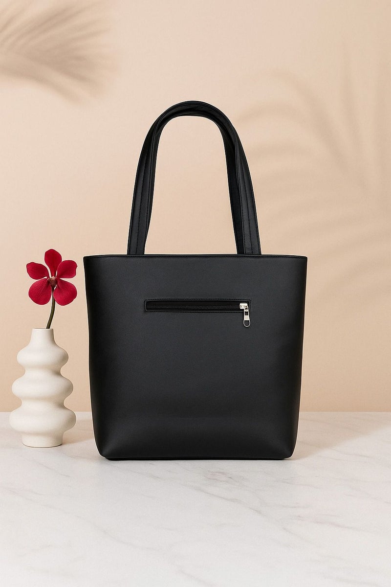 Osman Black Quilted Handbag for Women - Image 2